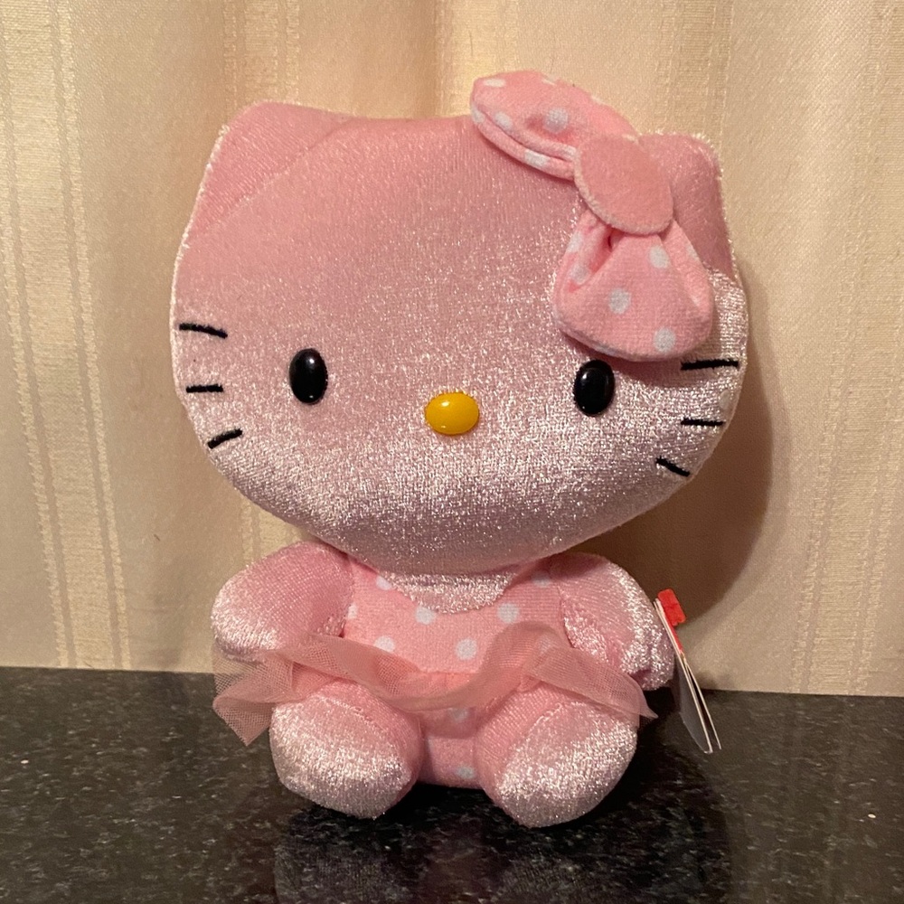 Pink Hello Kitty Ty Beanie Babies